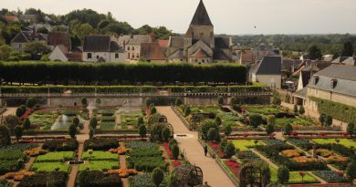 Jardins d'un chateau de la Loire