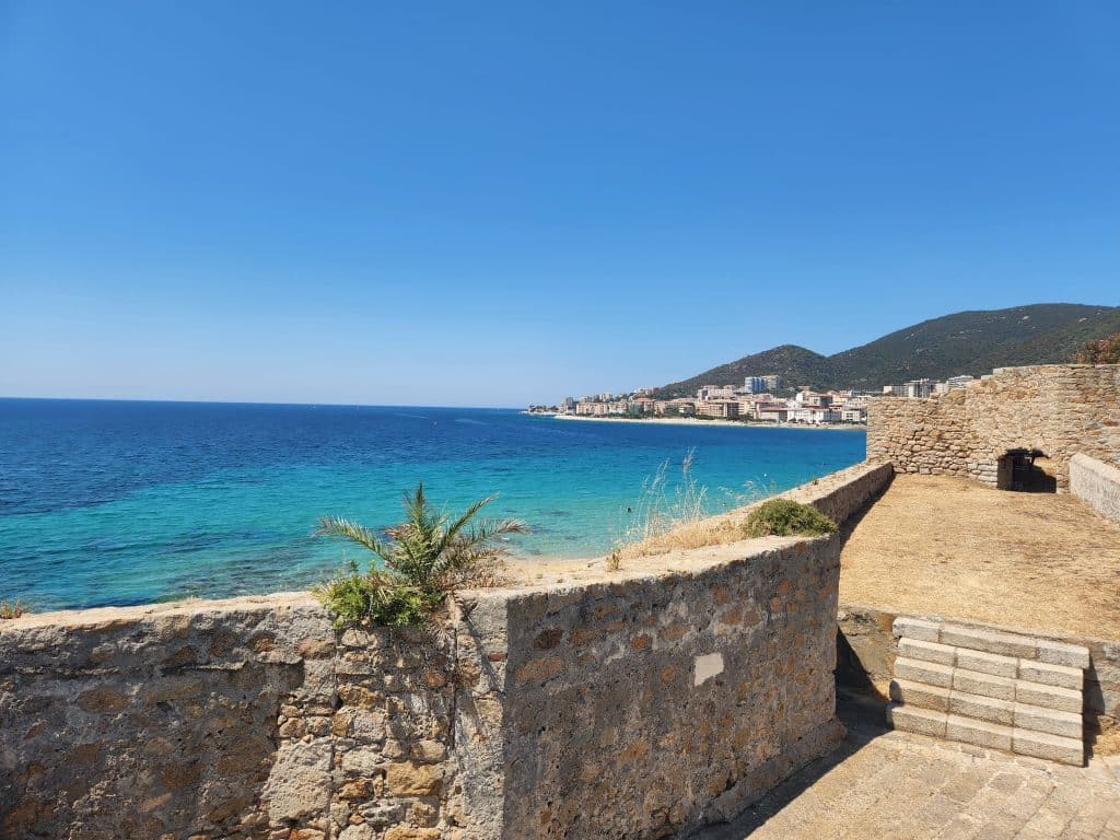 vue plage Corse